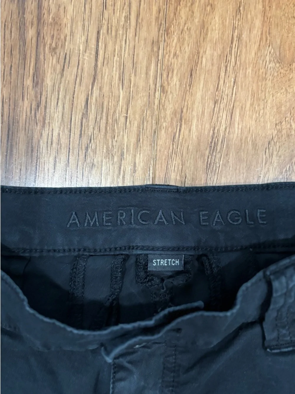 American Eagle Outfitters womens Black Cargo Pants - Picture 3 of 3